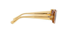 Load image into Gallery viewer, Ray-Ban Women's RB4395 Kiliane Square Sunglasses, Transparent Yellow/Gradient Violet, 54 mm