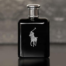 Load image into Gallery viewer, Ralph Lauren FRAGRANCES Polo Black - Eau de Toilette - Men's Cologne - Woody & Fresh - With Patchouli, Sandalwood, and Mandarin - Medium Intensity - 4.2 Fl Oz
