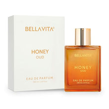 Load image into Gallery viewer, Honey Oud Eau de Parfum (3.4 fl. oz.) | Patchouli, Vanilla, Bergamot, Floral & Spicy + Made with Clean & Vegan Essentials Oils + Cruelty Free | Long-Lasting Fragrance