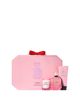 Load image into Gallery viewer, Victoria's Secret Bombshell 3 Piece Luxe Fragrance Gift Set: 1.7 oz. Eau de Parfum, Travel Lotion, & Candle