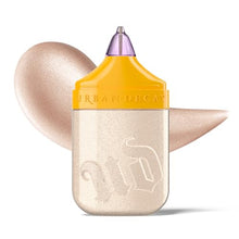 Load image into Gallery viewer, Urban Decay Face Bond Waterproof Luminizer (Silver Lake - Y2K Frosted Glaze), All-Over Liquid Highlighter + Bronzer, with 3% Niacinamide, Smudge-Resistant, Transfer-Resistant - 1 fl oz