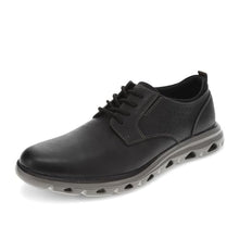 Load image into Gallery viewer, Dockers Mens Finley Casual Lace Up Oxford Shoes, Black/Grey, 9.5 M