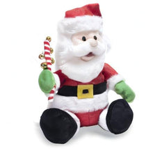 Load image into Gallery viewer, Cuddle Barn | Tooty Rudy 10" Reindeer & Jingling Santa 11” | Animated Stuffed Animal Plush Toy for Christmas