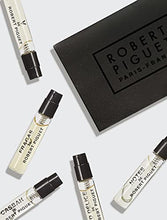 Load image into Gallery viewer, Robert Piguet L'Expérience Piguet Discovery Set | Includes Fracas, Casbah, V, Oud Délice and Notes, 0.08 Fl Oz