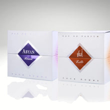 Load image into Gallery viewer, RASASI Abyan EDP (Couple Set) Men & Women - 95 ML (3.2 oz) I Amber, Wood, Vanilla, Leather, Musk & Woody I