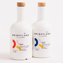Load image into Gallery viewer, Brightland California Extra Virgin Olive Oils, The Duo – First Cold-Pressed Made with Early-Harvest Olives – Polyphenol Rich & Artfully Crafted Olive Oil - 12.7fl oz Bottles (Pack of 2)