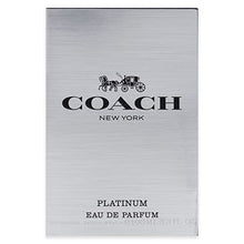 Load image into Gallery viewer, Coach Platinum Eau De Parfum 3.3 fluid ounces/ 100 Mililitres - Spray for Men