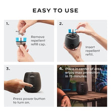 Load image into Gallery viewer, Thermacell Patio Shield E55 Mosquito Repellent E-Series Rechargeable Repeller; 20' Mosquito Protection Zone; Includes 12-Hour Repellent Refill; No Spray, Flame or Scent; Bug Spray Alternative