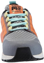 Load image into Gallery viewer, Timberland PRO Women's Radius Composite Safety Toe Industrial Athletic Work Shoe, Grey/Black/Orange-2024 New, 7.5
