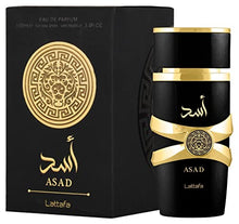 Load image into Gallery viewer, Lattafa Perfumes Asad for Unisex Eau de Parfum Spray, 3.4 Ounce
