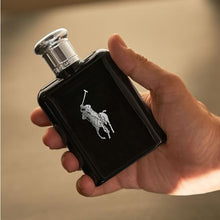 Load image into Gallery viewer, Ralph Lauren FRAGRANCES Polo Black - Eau de Toilette - Men's Cologne - Woody & Fresh - With Patchouli, Sandalwood, and Mandarin - Medium Intensity - 4.2 Fl Oz