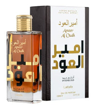 Load image into Gallery viewer, Lattafa Perfumes Ameer al Oudh & Ameer Al oudh intense oudCollection |EDP-100ML-3.4Oz| Woody, Sweet Oud, Bukhoor |Oriental Perfum. (VALUE PACK), 100.0 milliliters, 3.4 Fl Oz, 1