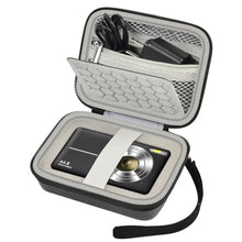 Load image into Gallery viewer, Carrying & Protective Case for Digital Camera, AbergBest 21 Mega Pixels 2.7" LCD Rechargeable HD/Kodak Pixpro/Canon PowerShot ELPH 180/190 / Sony DSCW800 / DSCW830 Cameras for Travel - Black