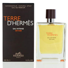 Load image into Gallery viewer, HERMES Terre D'Herm Eau Intense Vetiver Eau De Parfum for Men, 3.4 Ounce