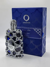 Load image into Gallery viewer, Orientica Luxury Collection Royal Bleu Extrait de Parfum with Notes of Bergamot, Jasmine & Vanilla, Bold & Sophisticated Long-Lasting Fragrance for Women, Elegant & Enigmatic Scent, 2.7 oz/80ml