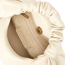 Load image into Gallery viewer, The Drop Women's Addison Soft Volume Hobo Tote Bag Bone, One Size
