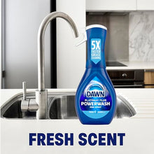 Load image into Gallery viewer, Dawn Platinum Powerwash Dish Spray, Dish Soap, Fresh Scent Bundle, 1 Spray (16oz) + 3 Refills (16oz each)