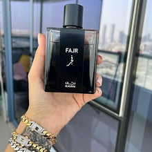 Load image into Gallery viewer, RAYAN Men Arabian Perfume - Fajr Eau De Parfum - Fresh Scent Long Lasting Perfume with Osmanthus, Grapefruit, Rosemary, & Saffron with an Amber Warmth on a Bed of Musk - 100 ml