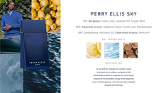 Load image into Gallery viewer, Perry Ellis Sky 3.4 fl oz EDT - Cologne for Men - fresh, aquatic, citrus - bergamot, lime, mint, violet, sandalwood, cedarwood