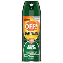Load image into Gallery viewer, OFF! Deep Woods Sportsmen Insect Repellent Aerosol, Bug Spray Containing 30% Deet, Protects Against Mosquitoes, 6 Oz, 4 Count