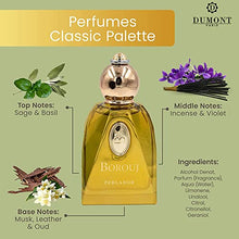 Load image into Gallery viewer, Dumont BOROUJ PERLADOR - 85ml - Unisex Perfume for Men & Women - Arab Inspired Fragrance with Musky Notes - Long Lasting Cologne Mist & Body Spray - for Him & Her