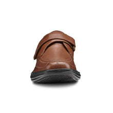 Load image into Gallery viewer, Dr. Comfort Frank Diabetic Shoes for Men - Leather Dress Shoes with Stitch - Therapeutic Formal Shoes, Bark 10.5 X-Wide (3E/4E)