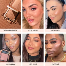 Load image into Gallery viewer, ICONIC LONDON Kissed by the Sun | Multi-Use Blush, Bronzer, & Highlighter, For All Skin Types, Cruelty-Free, Vegan Makeup, (Date Night) 0.17 oz