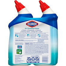 Load image into Gallery viewer, Clorox Toilet Bowl Cleaner, Clinging Bleach Gel, Ocean Mist - 24 Ounces, Pack of 2