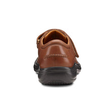 Load image into Gallery viewer, Dr. Comfort Frank Diabetic Shoes for Men - Leather Dress Shoes with Stitch - Therapeutic Formal Shoes, Bark 10.5 X-Wide (3E/4E)