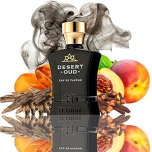 Load image into Gallery viewer, H HABIBI Desert Oud Arabian Fragrance for Men - Floral, Woody, Patchouli Cologne for Men - Warm, Sweet & Spicy Niche Eau de Parfum Men - Blended with Rare Exotic Notes Made In USA