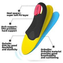 Load image into Gallery viewer, VALSOLE Heavy Duty Support Pain Relief Orthotics - 220+ lbs Plantar Fasciitis High Arch Support Insoles for Men Women, Flat Feet Orthotic Insert, Work Boot Shoe Insole, Absorb Shock with Every Step