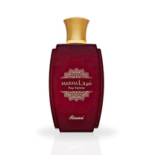 Load image into Gallery viewer, RASASI Marha Eau De Parfum for Women - 100ML (3.38 OZ) Arabian Perfume Spray, Refreshing Fruity and Citrusy Fragrance, Long Lasting Luxurious Feminine Scent