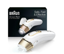 Load image into Gallery viewer, Braun IPL at Home Laser Hair Removal for Women and Men, Silk Expert Pro 5 PL5137 with Venus Swirl Razor, Long-Lasting Reduction in Hair Regrowth for Body & Face, Corded, PL5137