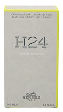 Load image into Gallery viewer, H24 by Hermes for Men 3.3 oz Eau de Toilette Refillable Spray