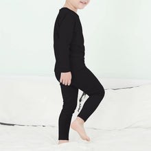Load image into Gallery viewer, Girls Underwear Kids Thermal Underwears Toddler Winter Base Layer Long Johns Sets for Boys A Black Large (100) /3T-4T