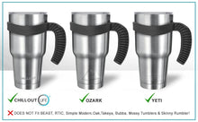 Load image into Gallery viewer, CHILLOUT LIFE Handle for YETI Cup 30 oz - Ozark Trail 30 oz Tumblers, Comfortable Replacement Handle for 30 oz YETI Tumbler & More (Black Handle Only)