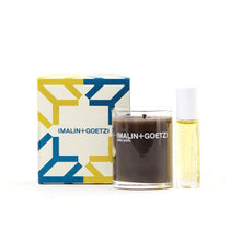 Load image into Gallery viewer, MALIN+GOETZ Leather Perfume Oil + Scented Candle Set | Vegan & Cruelty-Free | notes of nostalgia