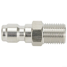 Load image into Gallery viewer, 1/4 Inch Quick Release Adapter for Pressure Washer, Male to Male Fitting Brass Coupling Connector for Garden Hose Gun Spray Nozzle Tip