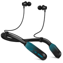 Load image into Gallery viewer, Lecefty Neckband Bluetooth Headphones, 200H Extra Long Playtime Wireless Stereo Neckband Earbuds with Microphone, Waterproof Balanced Armature Drivers in Ear Headset for Sports/Workout (Cyan Green)