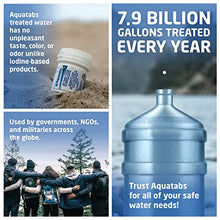 Load image into Gallery viewer, Aquatabs 397mg Water Purification Tablets (100 Pack). Water Filtration System for, Camping, Emergencies, Survival, and RVs. Easy to Use Water Treatment and Disinfection.