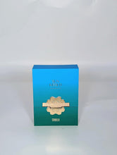 Load image into Gallery viewer, French Avenue Aromatix Sun Kissed Eau De Parfum, Woody Aromatic Unisex Fragrance, 3.4 fl oz, with Pomelo, Tea and Cedarwood Notes, Turquoise Glass Bottle with Gold Accents