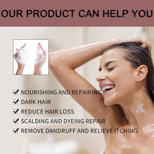 Load image into Gallery viewer, TYAYW Grey Hair Coverage Shampoo Soap 2Pcs, Shouwu Darkening Shampoo Bar for Gray Hair, Natural Blackening Hair Soap for Hair Hydrating & Moisturizing(Polygonum Multiflorum for Grey Hair)