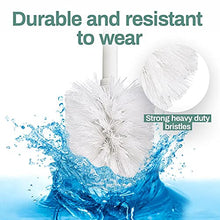 Load image into Gallery viewer, Chrome Stainless Steel Modern Toilet Brush & Holder Set (2 Pack) - Modern Toilet Bowl Brush Holder - Cleaner Toilet Brushes Bathroom Accessories - Bathroom Bowl Cleaner Brush with Caddy