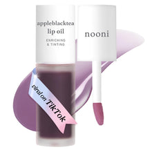 Load image into Gallery viewer, NOONI Korean Lip Oil - Appleblacktea | Long-Lasting, Moisturizing, Plumping, Revitalizing for Dry Lips, Waterproof, No Peel Off, Hydrating Lip Stain, Stocking Stuffers, Teen Girl Gifts, 0.12 FL Oz
