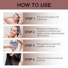 Load image into Gallery viewer, TYAYW Grey Hair Coverage Shampoo Soap 2Pcs, Shouwu Darkening Shampoo Bar for Gray Hair, Natural Blackening Hair Soap for Hair Hydrating & Moisturizing(Polygonum Multiflorum for Grey Hair)