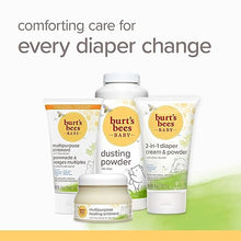 Load image into Gallery viewer, Burt's Bees Baby Diaper Rash Cream, 40% Zinc Oxide Calms & Soothes Skin for Fast Relief, Eczema Safe Balm, 100% Natural Origin Plant Based Formula, Pediatrician Tested, Travel Size, 6 oz (3 oz 2-Pack)