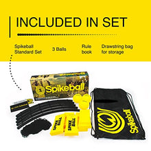 Load image into Gallery viewer, Spikeball Standard 3 Ball Kit - Spikeball Game Set - Sports & Outdoor Family Games - Includes 3 Regular Balls, 1 Ball Net, Drawstring Bag & Rulebook - for Lawn Games