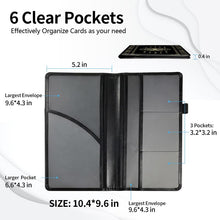 Load image into Gallery viewer, EDGFRTOIO Car Registration and Insurance Card Holder, Vehicle License Documents Glove Box Compartment Organizer Wallet, ID Card Holder for Car Essentials Automobile, Norse Mythology Viking