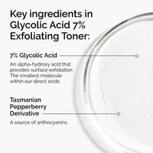 Load image into Gallery viewer, The Ordinary Glycolic Acid 7% Exfoliating Toner, Brightening and Smoothing Daily Toner for More Even-Looking Skin Tone, 3.4 Fl Oz