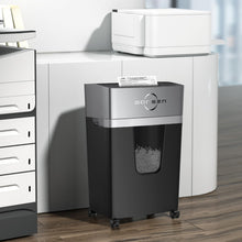 Load image into Gallery viewer, BONSEN 12-Sheet Micro Cut Paper Shredder for Home Office Use, High Security Level P-4 /55dB Ultra-Quiet/40-Minutes Shredding Shreds Credit Card/Staples, 5.3-Gallons Pullout Bin (S3106)